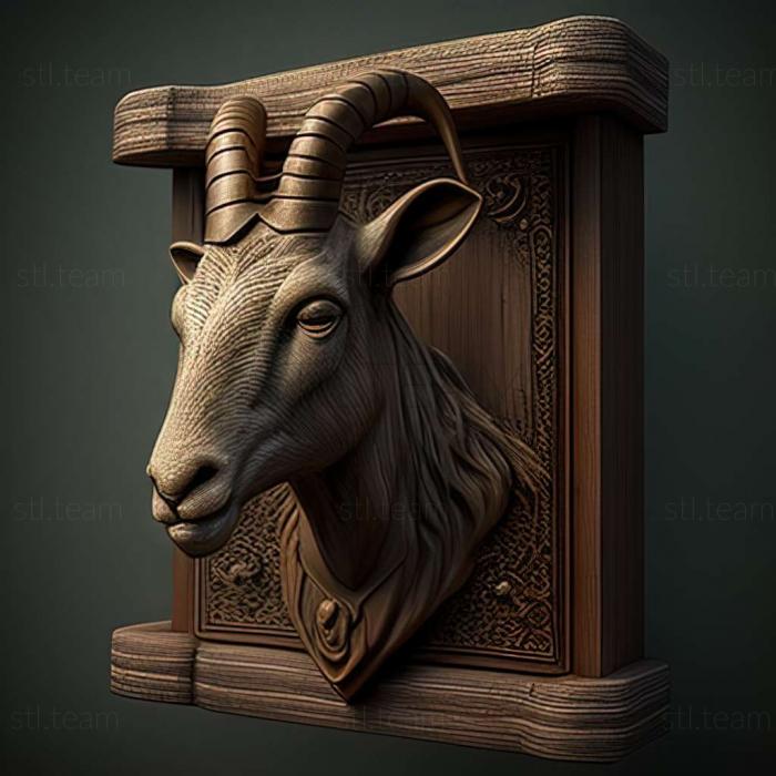 3D model Goat Simulator game (STL)